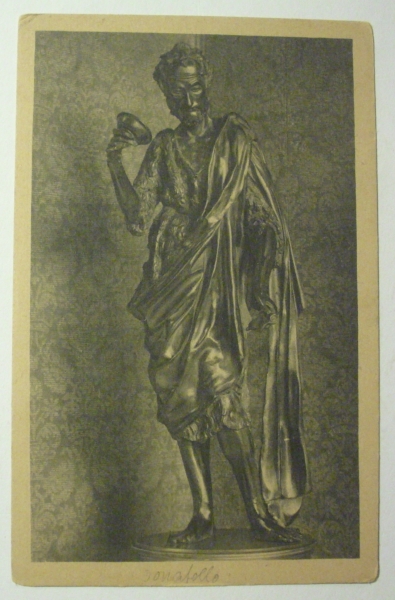 Postkarte Donatello, Johannesstatue - Bildkarten der staatlichen Museen zu Berlin